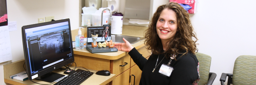 Dr. Brau in clinic