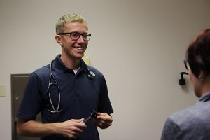 Physician Assistant sees a patient